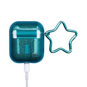 More Than Magic AirPod Hardshell Case in Glitter Green